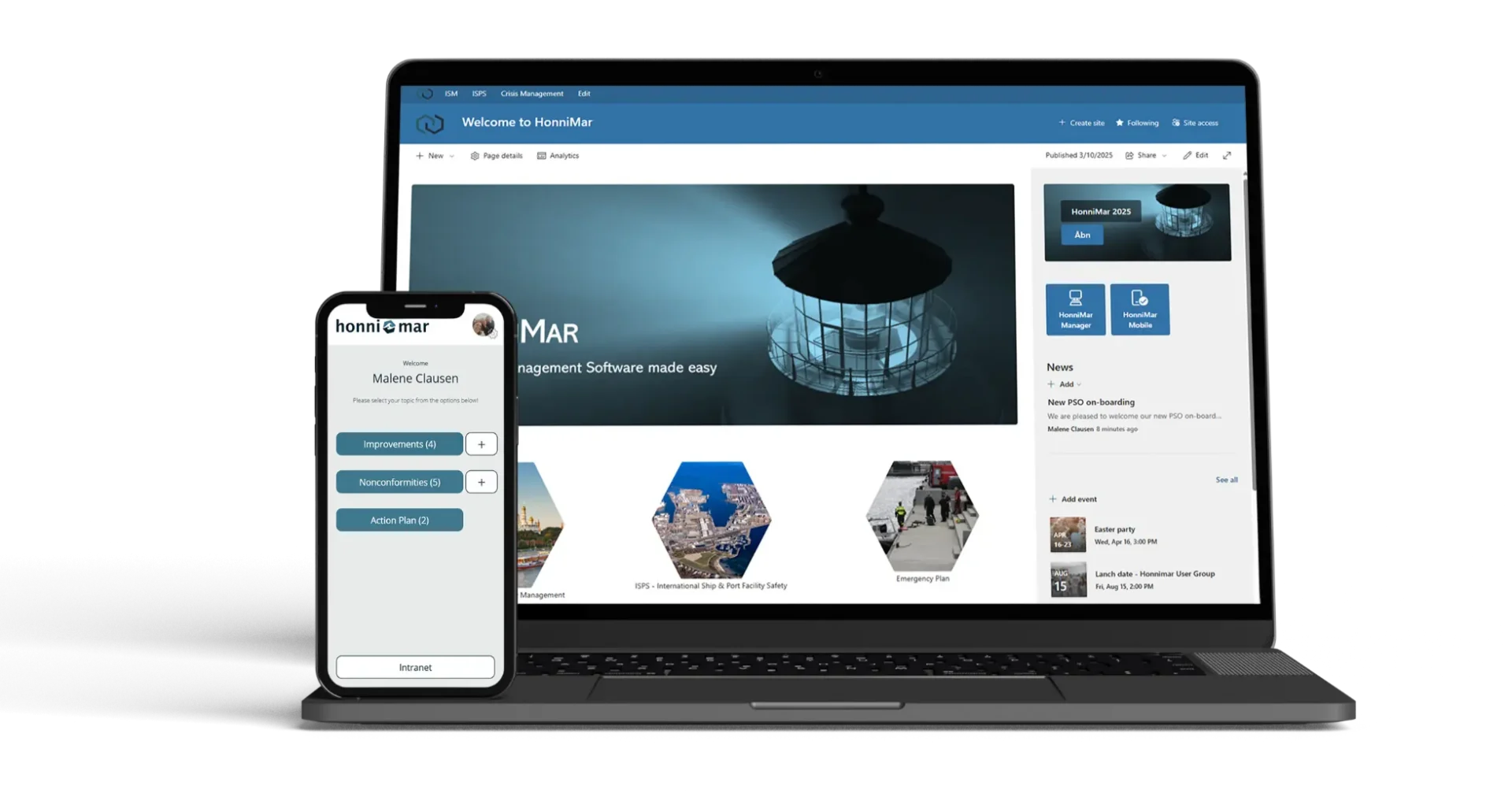 Honnimar ISPS Software